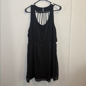 No Boundaries Black Mini Dress